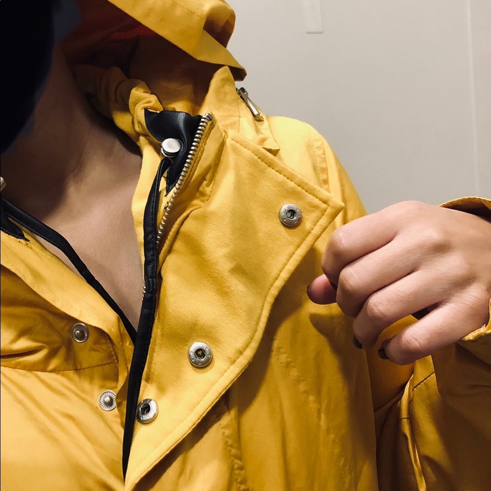 Zara Basic Utility Jacket - Yellow - image 8
